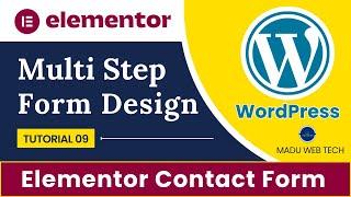 How to Create a Multistep Form Using Elementor in Hindi Urdu  WordPress Course Tutorial 09