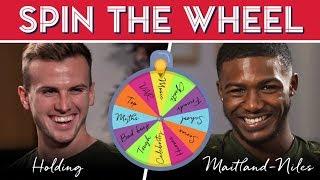 LeBron Jordan or Kobe? Spin the Wheel with Holding & Maitland-Niles