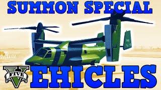 How To Call In Special Vehicles GTA 5 - Summon Special Vehicles GTA 5