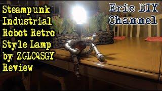 Steampunk Industrial Robot Retro Style Lamp by ZGLCQSGY Review