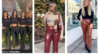 Latest and brilliant leather pants newly fashion pants ideas for #k24