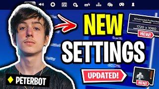 Peterbot Reveals NEW Settings Fortnite Chapter 5 Season 2 UPDATED 2024