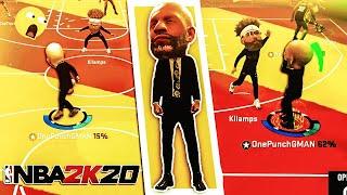 imagine gmans bald head but like 10x bigger... nba 2k20 big top event