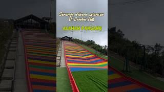 SERUNYA SELUNCUR DI RAINBOW SLIDE CAMBAI HILL ALAHAN PANJANG. Sumatera barat #travel #wisatasumbar