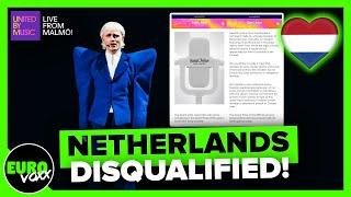 NETHERLANDS DISQUALIFIED FROM EUROVISION 2024 GRAND FINAL DUE TO JOOST KLEIN INCIDENT ALLEGATION