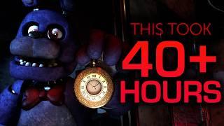 I Beat FNAF 1 But Every Night Takes 6 HOURS