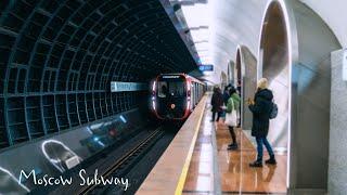 ⁴ᴷ SPACE MODERN METRO STATION IN RUSSIA  The best new metro station in Moscow