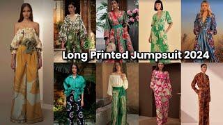 Long Printed Jumpsuit 2024  Summer Outfit Collection For Girl  Jumpsuit Amazon Haul @Ready_4_Style