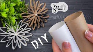 Easy Recycling Craft Idea Paper Decoration DIY Paper Rolls