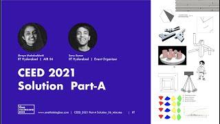 CEED PART-A 2021 Solution by Shreya Mahabalshetti  CEED Exam  IIT