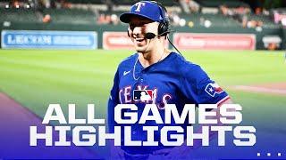 Highlights from ALL games on 630 Rangers Wyatt Langford gets cycle Aaron Judge gets 31st homer