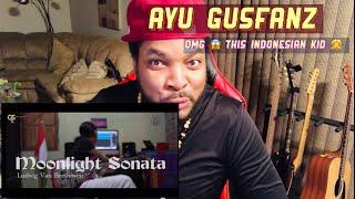 THIS INDONESIAN CHILD IS INSANE - AYU GUSFANZ MOONLIGHT SONATA REACTION