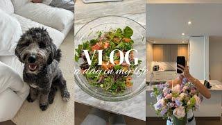 Day in the Life  wedding planning cooking at home spring in Boston ‍️