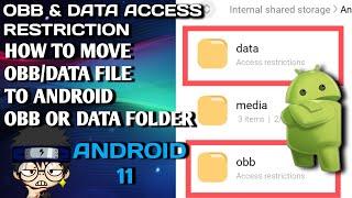 HOW TO ACCESS AND MOVE FILE FROM OBBDATA DIRECTORY ON ANDROID 11  Najskie