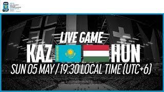 Kazakhstan vs. Hungary  Full Game  2019 IIHF Ice Hockey World Championship Division I Group A