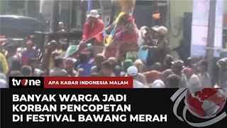 Warga Brebes Kecopetan Saat Berebut Gunungan di Festival Bawang Merah  AKIM tvOne