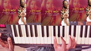 SHES HOT - PIERRE JEAN FEAT TZO ZENNY COVER PIANO TUTORIEL SOLO BY GUTO