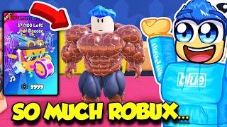 I SPENT TONS OF ROBUX TO BECOME THE STRONGEST PLAYER IN GYM STAR SIMULATOR