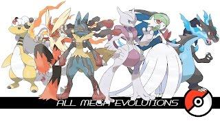 All Mega Evolutions メガシンカ