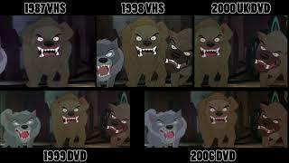 Lady and the Tramp VHS & DVDs Comparison