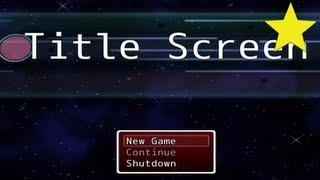 RPG Maker VX Ace Tutorials - Script E5 SE04 - Custom Title Screen Animated