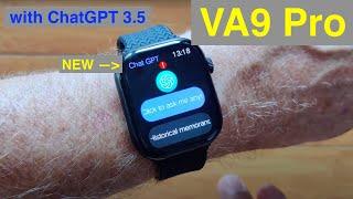 VALDUS VA9 Pro Apple Watch Shaped BT Call with “ChatGPT 3.5 Turbo” AMOLED Smartwatch Unbox&1st Look