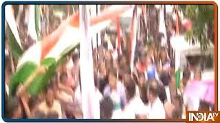 Congress President Rahul Gandhi holds road show at Kalikavu  Malappuram district in Kerala