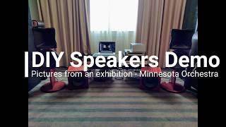 Audio Video Show 2019 - DIY Speakers Demo - Pictures From An Exhibition - Minnesota Orchestra