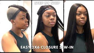 Installing a 2x6 Closure Sew-in the EASYLOW MAINTENANCE WAY  YWIGS