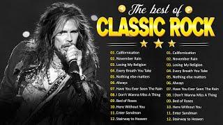 ACDC Queen Bon Jovi Scorpions Guns N Roses Aerosmith - Best Classic Rock Songs 80s 90s