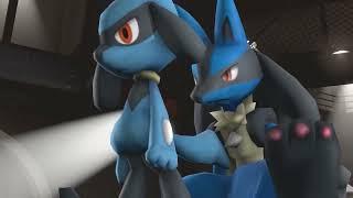 MMD Riolu Farts on Lucario Stinky Charizard