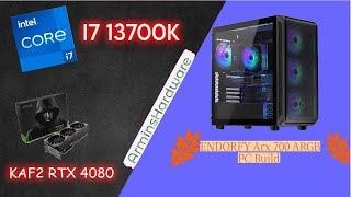 ArminsHardware  PC Build  i7 13700K  KFA2 RTX 4080  Endorfy ARX 700 ARGB 