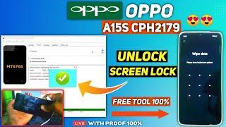 Hard Reset OPPO A15s CPH2179 Unlock Pin Pattern Password With Free Tool  Hard Reset Not Working Fix