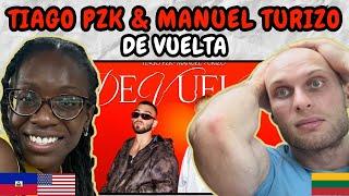 REACTION TO Tiago PZK & Manuel Turizo - De Vuelta Music Video  FIRST TIME HEARING