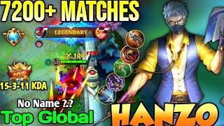HANZO BEST BUILD IN 2022  TOP GLOBAL HANZO No Name ?.? - MOBILE LEGENDS