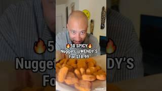 50 Piece SPICY NUGGET $18.99Ghost pepper Sauce #fastfoodreview #fastfoodies #lasvegas