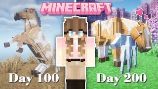 I Survived 200 Days in Minecraft - HORSE EDITION  Pinehaven