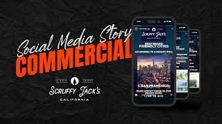 Story Commercial for Scruffy Jacks  Animated Instagram Ads 2021