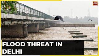 River Yamunas Water Level Breaches Danger Mark In Delhi  Watch This Report