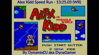 Alex Kidd in Miracle World Speed Run  Ex-WR  1325 no glitches