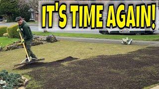 Finally We Start SPRING Lawn Renovations Heres How To FIX An OLD LAWN