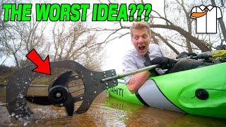 I put high Speed Prop Blades on my Kayak Paddle