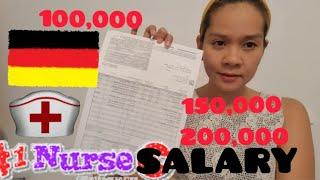 Nurse Salary in Germany payslip reveal  Nurse vlog #1