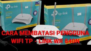 cara membagi bandwidth tp link wr840n cara setting TP LINK  di mode router