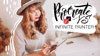 Обзор приложения INFINITE PAINTER  сравнение с Procreate