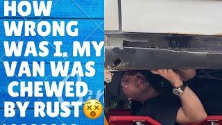 How I Fixed my RUSTY VanMercedes Vito 638 Part4 sills