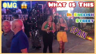 Benidorm English Street Night Time  Disco  Nights  Amazing Nights #spain