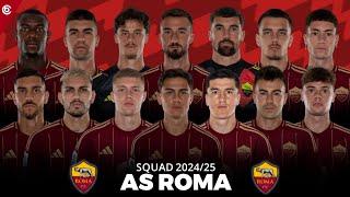 Squad AS Roma 20242025 Ft Mats Hummels  Alexis Saelemaekers  Squad As Roma 2024