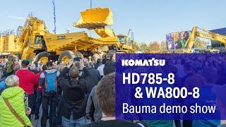 WA800-8 & HD785-8 - Komatsu at bauma 2022