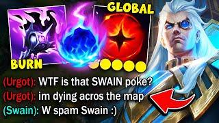 Swain but I gank every lane without leaving mid GLOBAL POKE WITH W